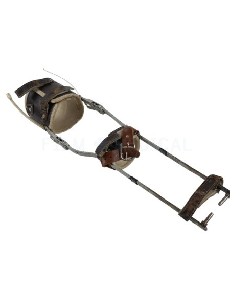 Leg Calliper, Children’s Dark Brown and Hammered Silver Finnish
